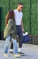 MINKA KELLY and Dan Reynolds Arrives at LA Galaxy vs inter-Miami Soccer Match in Carson 02/26/2024