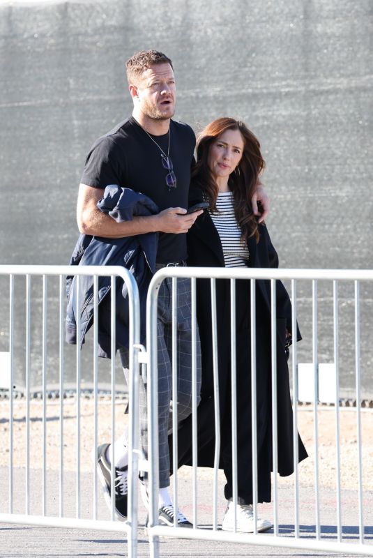 MINKA KELLY and Dan Reynolds Arrives at Super Bowl in Las Vegas 02/11/2024
