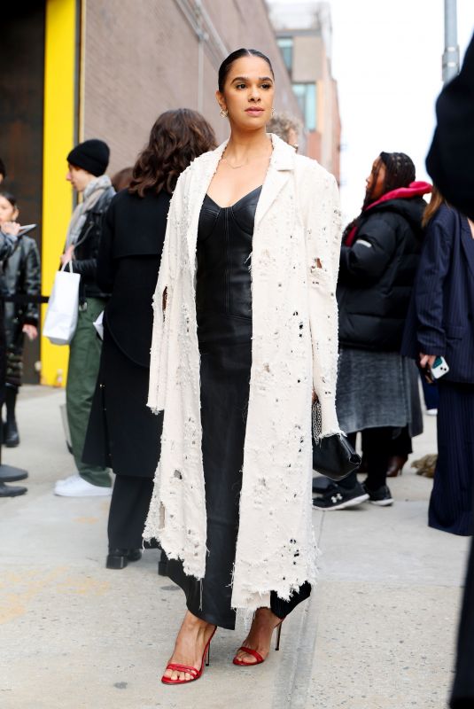 MISTY COPELAND Arrives at Jason Wu Fashion Show in New York 02/11/2024