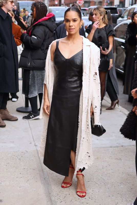 MISTY COPELAND Arrives at Jason Wu Show at New York Fashion Week 02/11/2024