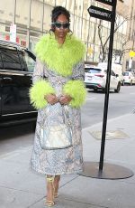 MUNI LONG Arrives at Tonight Show Starring Jimmy Fallon in New York 02/27/2024