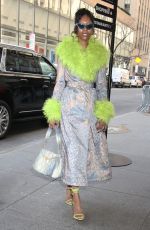 MUNI LONG Arrives at Tonight Show Starring Jimmy Fallon in New York 02/27/2024
