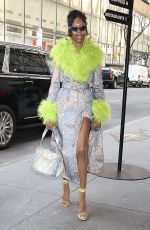 MUNI LONG Arrives at Tonight Show Starring Jimmy Fallon in New York 02/27/2024