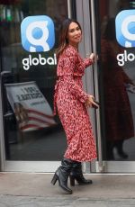 MYLEENE KLASS Leaves Smooth Radio in London 02/03/2024