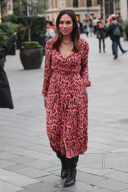 MYLEENE KLASS Leaves Smooth Radio in London 02/03/2024