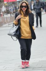 MYLEENE KLASS Leaves Smooth Radio in London 02/24/2024