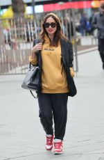 MYLEENE KLASS Leaves Smooth Radio in London 02/24/2024