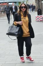 MYLEENE KLASS Leaves Smooth Radio in London 02/24/2024
