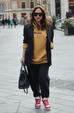 MYLEENE KLASS Leaves Smooth Radio in London 02/24/2024