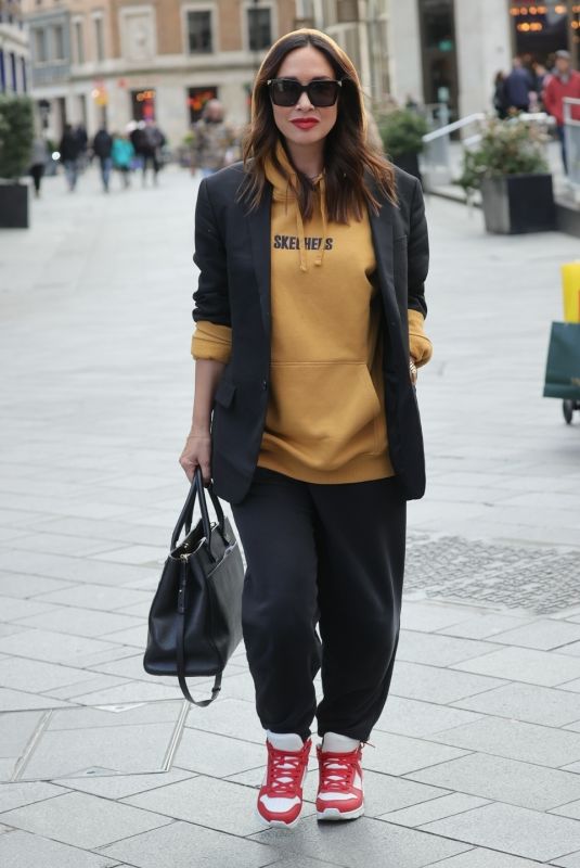MYLEENE KLASS Leaves Smooth Radio in London 02/24/2024