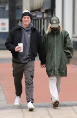 NADIYA BYCHKOVA Leaves Her Hotel in Leeds 02/02/2024