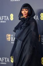 NAOMI CAMPBELL at EE Bafta Film Awards 2024 in London 02/18/2024