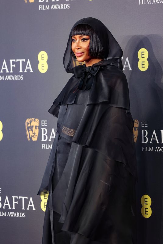 NAOMI CAMPBELL at EE Bafta Film Awards 2024 in London 02/18/2024