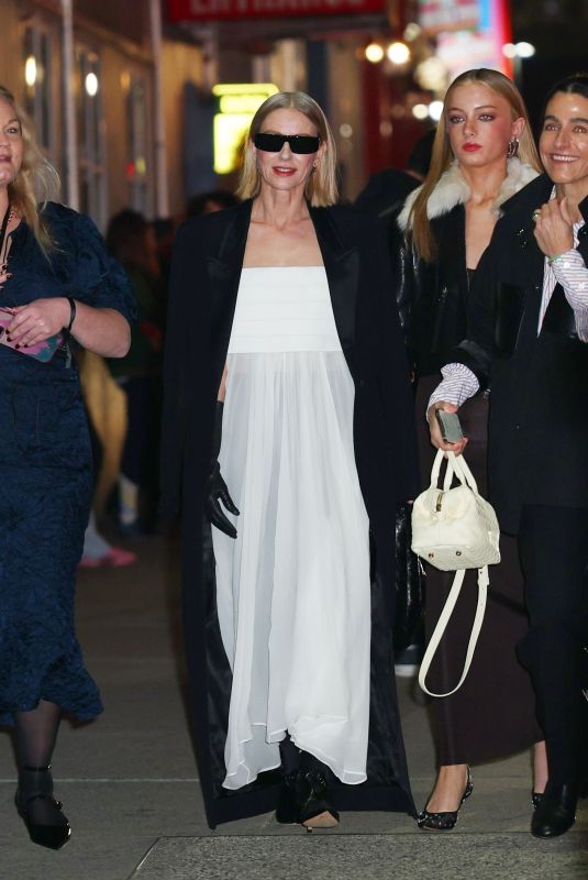 NAOMI WATSS and KAI SCHREIBER Arrives at Khaite Fashion Show in New York 02/10/2024