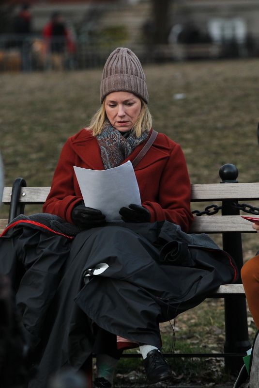 NAOMI WATTS on the Set of The Friend in New York 02/08/2024