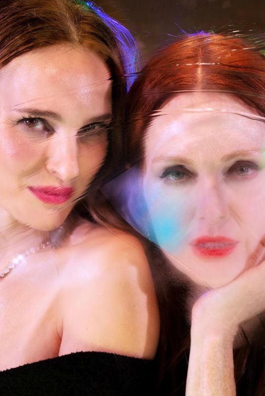 NATALIE PORTMAN and JULIANNE MOORE for The Wrap, February 2024