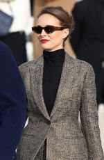 NATALIE PORTMAN Arrives at Christian Dior Fashion Show at Paris Fashion Week 02/27/2024