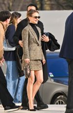 NATALIE PORTMAN Arrives at Christian Dior Fashion Show at Paris Fashion Week 02/27/2024