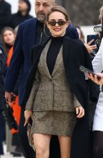 NATALIE PORTMAN Arrives at Christian Dior Fashion Show at Paris Fashion Week 02/27/2024