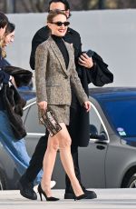 NATALIE PORTMAN Arrives at Christian Dior Fashion Show at Paris Fashion Week 02/27/2024