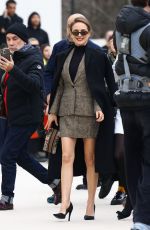 NATALIE PORTMAN Arrives at Christian Dior Fashion Show at Paris Fashion Week 02/27/2024