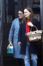 NATALIE PORTMAN Heading to Dinner with a Friend in Los Angeles 02/19/2024