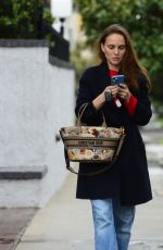 NATALIE PORTMAN Heading to Dinner with a Friend in Los Angeles 02/19/2024