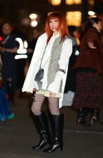 NATASHA LYONNE Arrives at Tory Burch Fashion Show at New York Fashion Week 02/12/2024