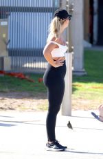 NATASHA OAKLEY Out for Morning Walk at Bondi Beach 02/11/2024