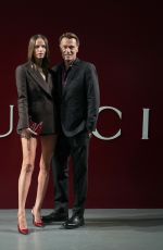 NATASHA POLY at Gucci Show at Milan Fashion Week 02/23/2024