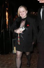 NICOLA COUGHLAN Leaves Netflix BAFTA Awards Afterparty at Chiltern Firehouse in London 02/18/2024