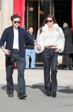 NICOLA PELTZ and Brooklyn Beckham Out for Lunch in Paris 02/28/2024