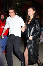 NICOLA PELTZ Arrives at YSL Pop-up Store in New York 02/08/2024