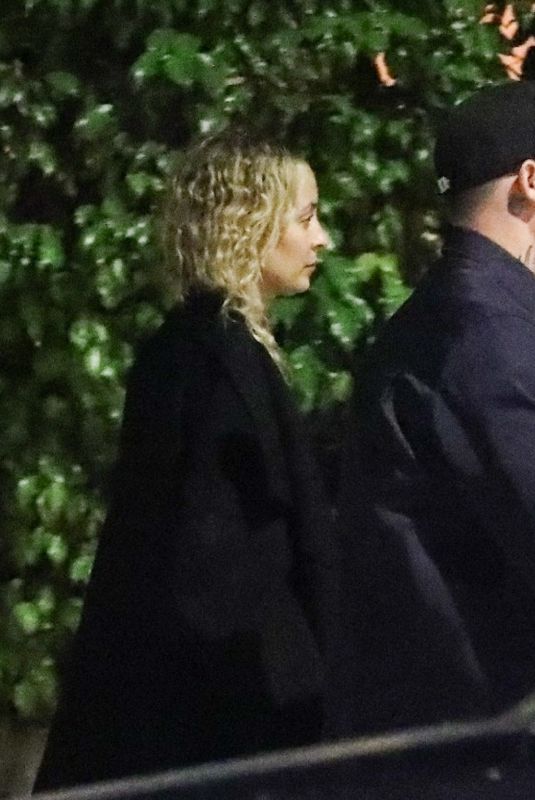 NICOLE RICHIE and Joel Madden on a Dinner Date at Matsuhisa in Beverly Hills 02/01/2024