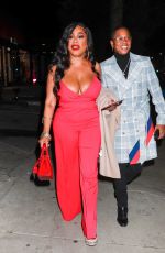 NIECY NASH and Jessica Betts Out for Dinner at Catch Steak LA in Los Angeles 02/22/2024