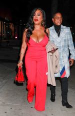 NIECY NASH and Jessica Betts Out for Dinner at Catch Steak LA in Los Angeles 02/22/2024