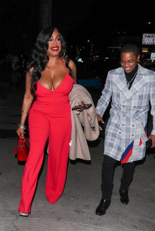 NIECY NASH and Jessica Betts Out for Dinner at Catch Steak LA in Los Angeles 02/22/2024