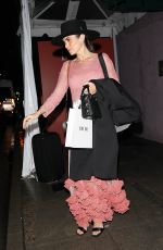 NIKKI REED Leaves Dior Party at Dulce Vita Restaurant in Beverly Hills 02/06/2024