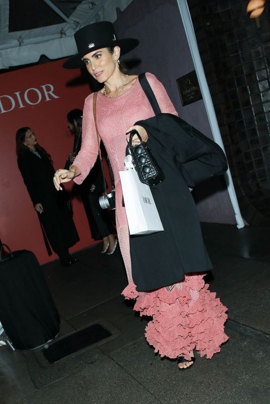 NIKKI REED Leaves Dior Party at Dulce Vita Restaurant in Beverly Hills 02/06/2024