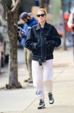 NINA AGDALE Heading to Her Appointment in New York 02/27/2024