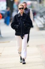 NINA AGDALE Heading to Her Appointment in New York 02/27/2024