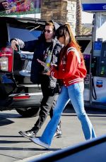 NINA DOBREV and Shaun White Heading to Super Bowl in Las Vegas 02/11/20244