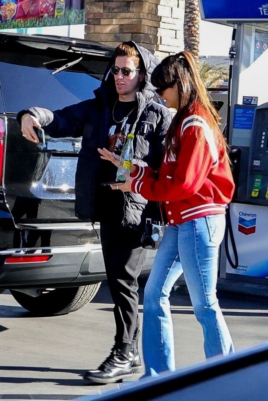 NINA DOBREV and Shaun White Heading to Super Bowl in Las Vegas 02/11/20244