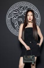 NINGNING at Versace Fashion Show at Milan Fashion Week 02/23/2024