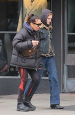 NOOMI RAPACA and Her Half-sister VALA NOREN Out in New York 02/11/2024