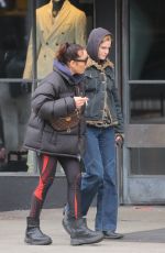 NOOMI RAPACA and Her Half-sister VALA NOREN Out in New York 02/11/2024