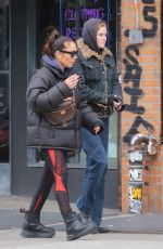 NOOMI RAPACA and Her Half-sister VALA NOREN Out in New York 02/11/2024