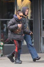 NOOMI RAPACA and Her Half-sister VALA NOREN Out in New York 02/11/2024