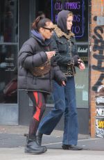 NOOMI RAPACA and Her Half-sister VALA NOREN Out in New York 02/11/2024