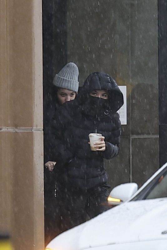 NOOR ALFALLAH Out for a Coffee in Los Angeles 02/20/2024